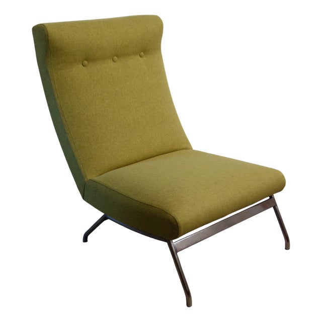 Model Galion Low Chair by Gilbert Steiner, France, 1960s For Sale