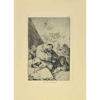 Francisco Goya, Correccion, 6th Edition, 1881, Etching For Sale