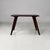 Italian mid-century modern coffe table in dark wood, 1960s Coffee table made entirely of dark wood. The square top is...