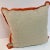 Coral Linene Geometric Toss Pillow For Sale - Image 10 of 11