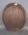French 1990s French Oval Convex Butler’s Mirror in Black and Gilt For Sale - Image 3 of 4
