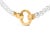 Haus of Brilliance 18K Yellow Gold Vermeil Pearl Strand Infinity Necklace For Sale - Image 4 of 5