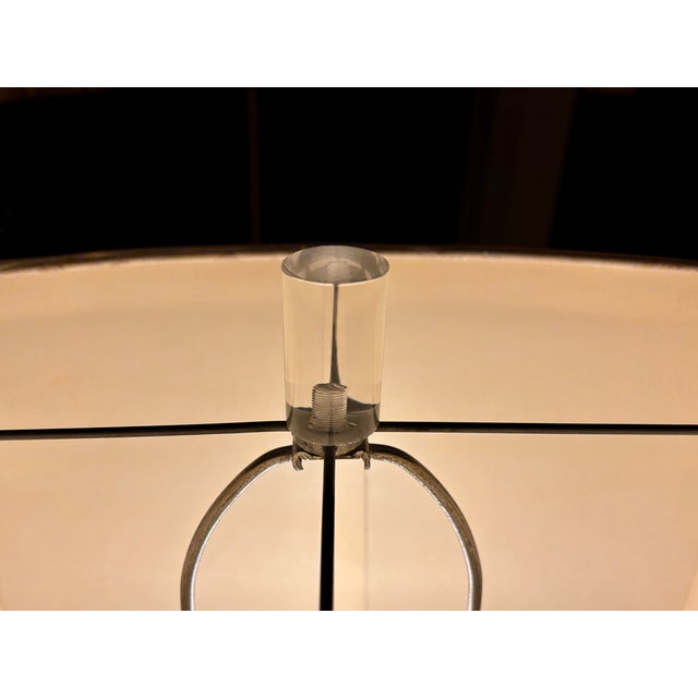 1970s 1970s Mid Century Modern Herb Ritts Astrolite Lucite Lamps - a Pair For Sale - Image 5 of 8