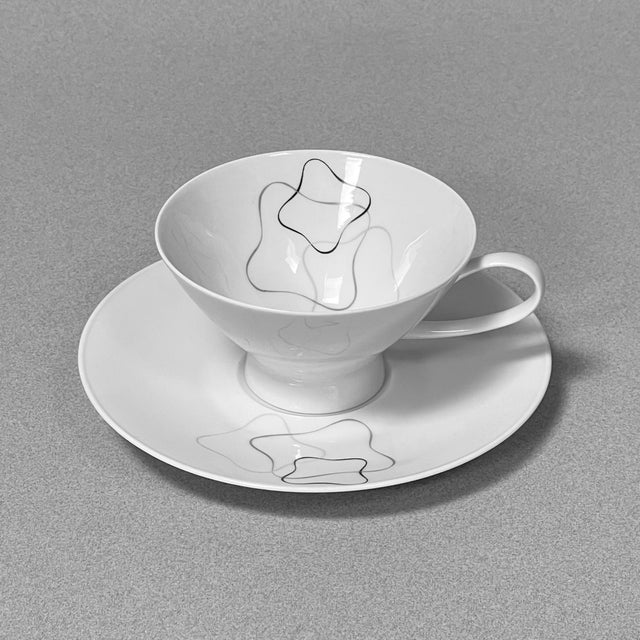 Cream Rosenthal Form 2000 "Linear" Dinnerware Set by Raymond Loewy (54 Pieces) For Sale - Image 8 of 12