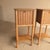 Striped Oak Bedside Tables, Set of 2 For Sale - Image 3 of 13