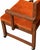 Bernhardt 1970's Bernhardt Mid Century Modern Burnt Orange Velvet Rolling Dining Chairs - Set of 4 For Sale - Image 4 of 11