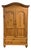 Ethan Allen Farmhouse Rustic Pine Armoire For Sale