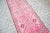 Vintage Faded Pink Hallway Runner For Sale - Image 6 of 11