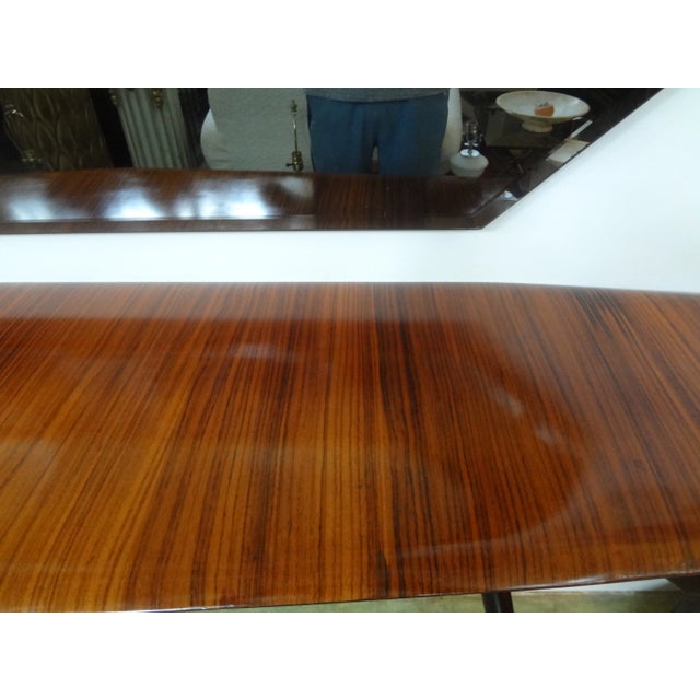 Brown Italian Mid-Century Modern Console Table by Ico Parisi For Sale - Image 8 of 12