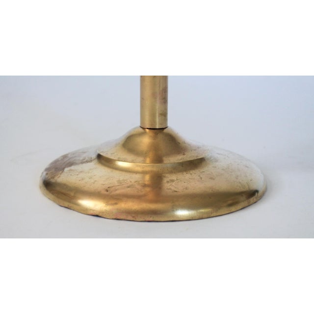 Vintage Freestanding Brass Floor Ashtray For Sale - Image 9 of 12