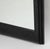 Karl Springer Style Black Goat Skin Wall Mirror With Gold Leaf Accents For Sale - Image 12 of 16