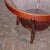 Wood Round Dark Oak Side Table by Kozelka & Kropacek for Interieur Praha, 1950s For Sale - Image 7 of 8