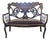 Elegant Edwardian Settee For Sale
