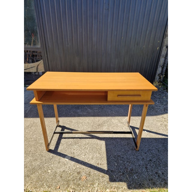 Vintage Teak Desk, 1960s For Sale - Image 9 of 16