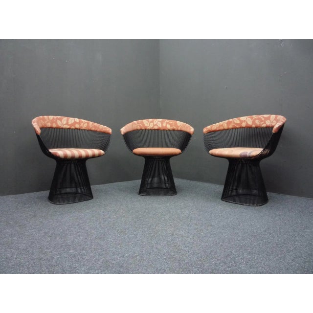 Chairs by Warren Platner for Knoll International, 1980s, Set of 3 For Sale - Image 12 of 12
