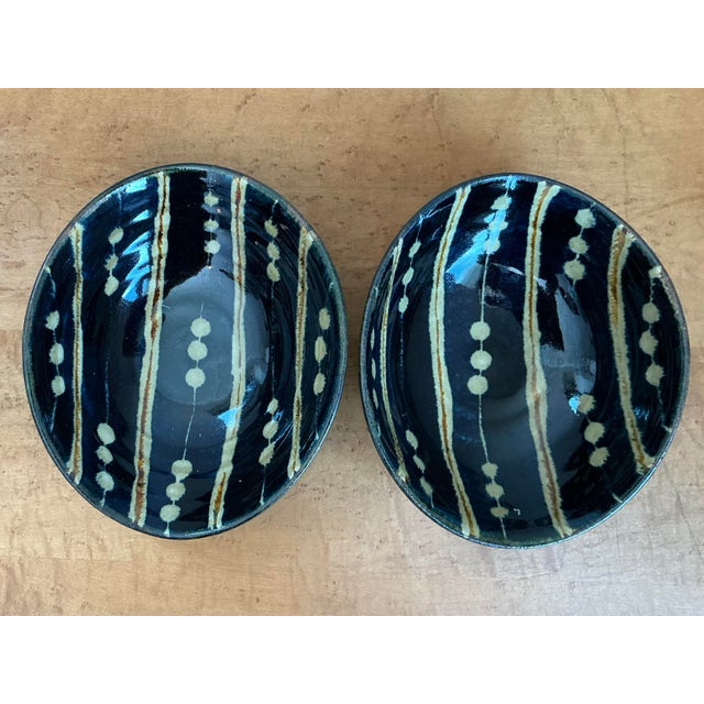 Late 20th Century Vintage Original Studio Pottery Bowl - Set of 2 For Sale - Image 5 of 12