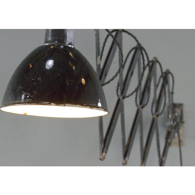 Large Scissor Lamp by Wilhelm Bader, 1920s For Sale - Image 3 of 14
