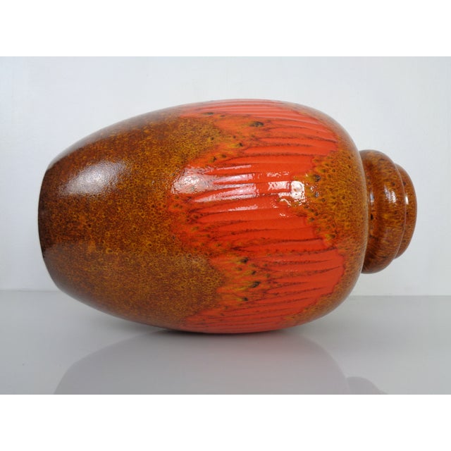 Pop Art Glazed Lava Ceramic 286-51 Vase, Scheurich, 1970s For Sale - Image 10 of 18