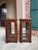 PAIR Antique French Glass Vitrine Display Cabinets Burl Mahogany Mirror c1900. Direct from France, a beautiful true...