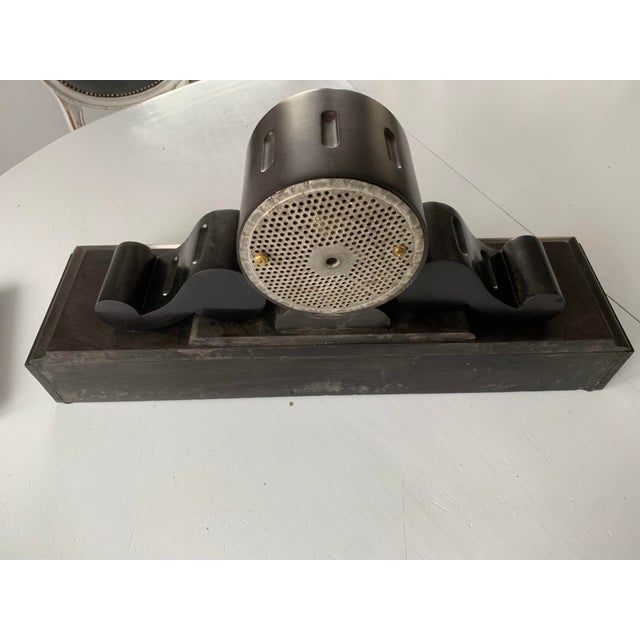 Black Art Deco Fireplace Clock in Marble, 1930s For Sale - Image 8 of 18