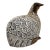 Vintage Hand-Carved Teak Partridge Figurine – Signed Thai Folk Art Bird Sculpture For Sale