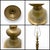Mid-Century Modern Mid 20th Century Tall Solid Brass Floor Lamp With Classic Turned Form For Sale - Image 3 of 4
