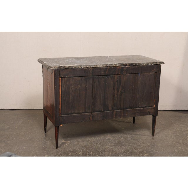 19th Century French Marble Top Commode W/Rococo Hardware For Sale - Image 10 of 14