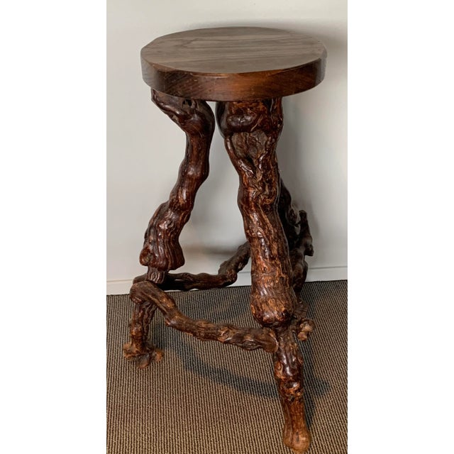 French Vine Wood Table, 1960s, in Good conditions. Designed 1960 to 1969