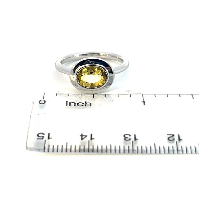 Natural Sapphire Ring 6.5 14k W Gold 1.09 Cts Certified For Sale - Image 17 of 18
