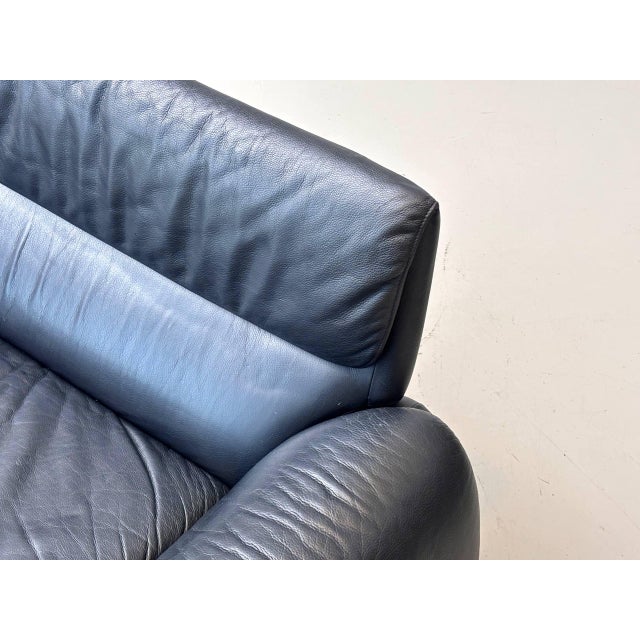 Animal Skin Black Leather DS-2011 Sofa from de Sede, 1980s For Sale - Image 7 of 17