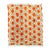 Handwoven Moroccan Mrirt Wool Rug, Orange & Sage Green Honeycomb Berber Carpet, Organic Modern Area Rug, 87" X 118" For Sale