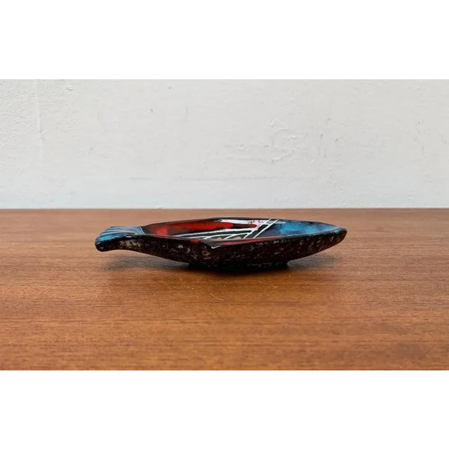 Mid-Century German Ceramic Fish Bowl, 1960s For Sale - Image 10 of 11