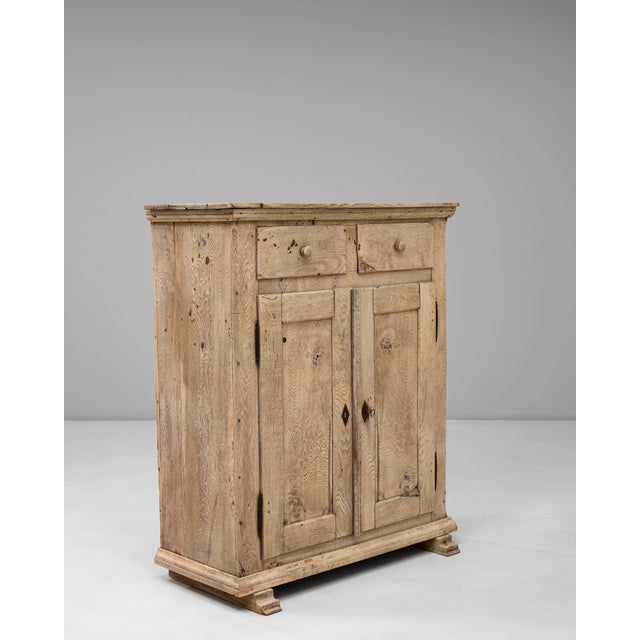 19th Century German Oak Buffet With Two Drawers For Sale - Image 18 of 18