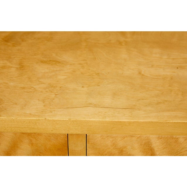 Mid-Century Swedish Birch Low Open Bookcase, 1950 For Sale - Image 9 of 10