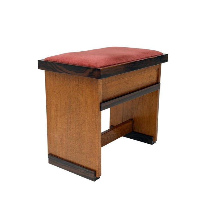 Art Deco Modernist Stool by Hendrik Wouda for Pander, 1924 For Sale - Image 16 of 16