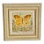 Abstract Modrrn Mini Painting of Butterfly by Elia Framed For Sale