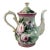 Vintage Hand-Painted Rose Coffee Pot For Sale