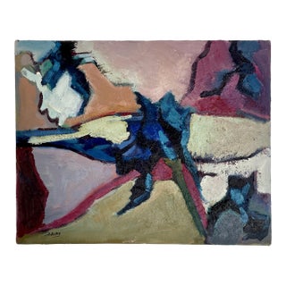1976 Abstract Expressionist Color Study - Oil on Canvas by Hannah Dalbey #2 For Sale