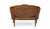 Vintage Louis XVI Style Carved Barrel-Back Settee With Nailhead Trim For Sale - Image 4 of 4