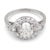 Contemporary 1950s Mid Century Gia 1.25 Carat Old European Cut Diamond Platinum Engagement Ring, Size 6.25 For Sale - Image 3 of 8