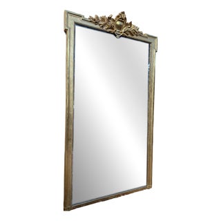 Napoleon III Gilded Mirror with Gold Leaf For Sale