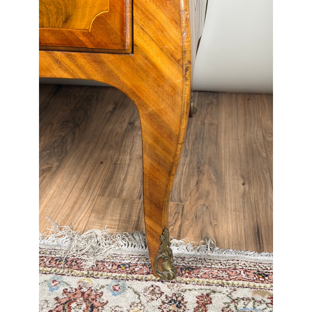 Late 18th Century South German Walnut Marquetry Writing Desk, C. 1780 For Sale - Image 9 of 13