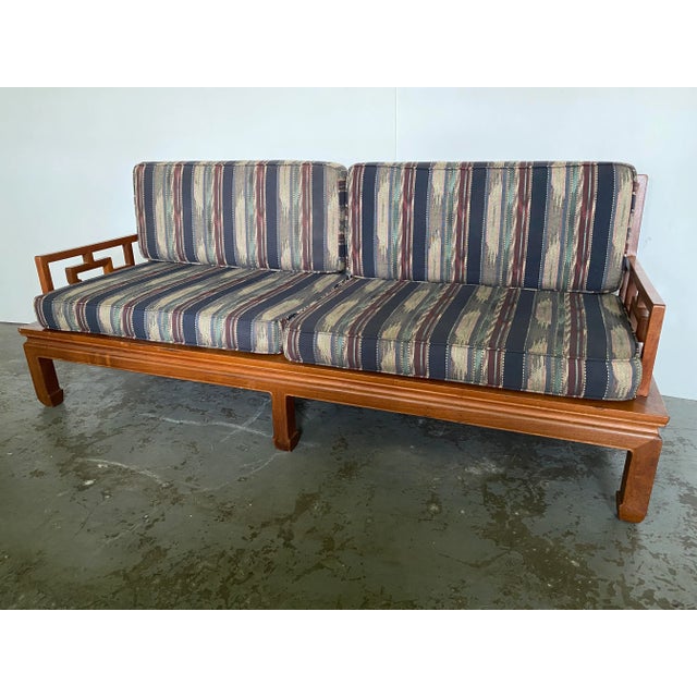 1950s Vintage Asian Modern Sofa For Sale - Image 9 of 10