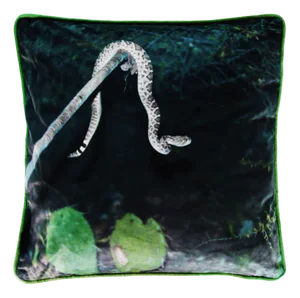 Rattlesnake Cushion after Mary McCartney by Henzel Studio
