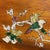 Brown Vintage Chinese Rosewood Tea Tray With Mother of Pearl Bird & Flower Inlay For Sale - Image 8 of 9
