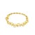Chanel Mid 20th Century Chanel 18k Yellow Gold Bracelet Iconic C Logo Links 7" For Sale - Image 4 of 10