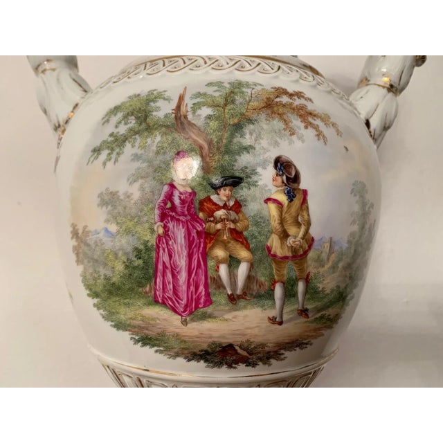 White 19th Century Vase by Carl Teichert for Meissen, Germany For Sale - Image 8 of 16
