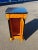 Empire End Table. wood veneer style inlaid bedside with drawer and door. New reproduction handy made. Two black lacquered...