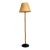 Vintage Bamboo Floor Lamp With Seagrass Shade For Sale