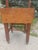 Vintage Butcher Block Work Table, With Hanging Rack, on Brass Castors For Sale - Image 12 of 15